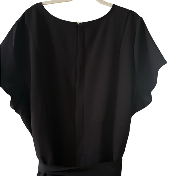 Lane Bryant Size 28 Black Wide Leg Pantsuit with pockets - Picture 7 of 7